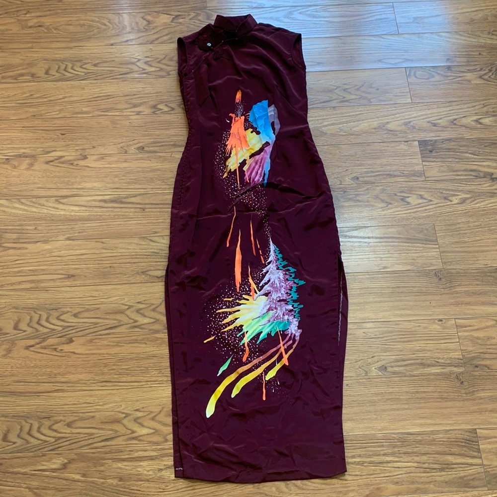 Stunning Vintage Chinois Dress